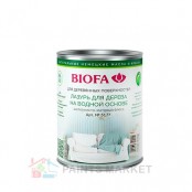 Лазурь для дерева на водной основе BIOFA 5177 (белая база)